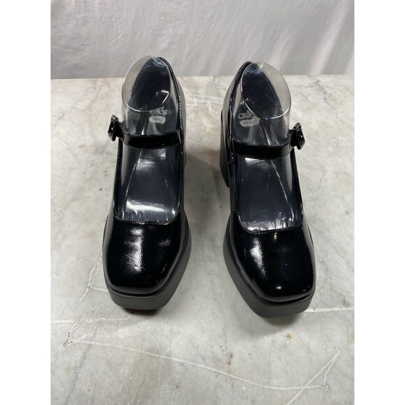 ASOS Design Platform Maryjane Women’s 9 Black Patent Leather - Picture 1 of 8